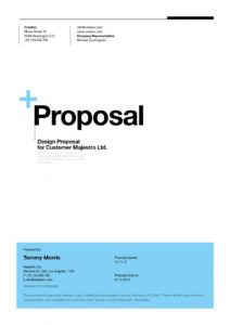 sample suisse design proposal template by egotype  issuu proposal template for web design project doc