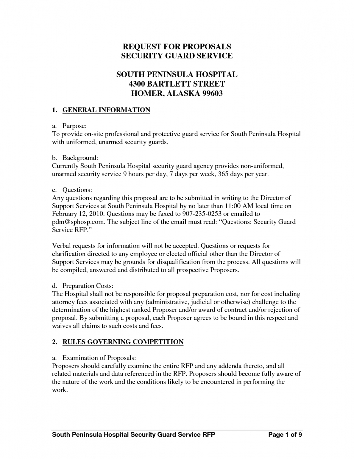 Security Services Proposal Cover Letter Security Guard Service Proposal   Security Services Proposal Cover Letter Security Guard Service Proposal Template 