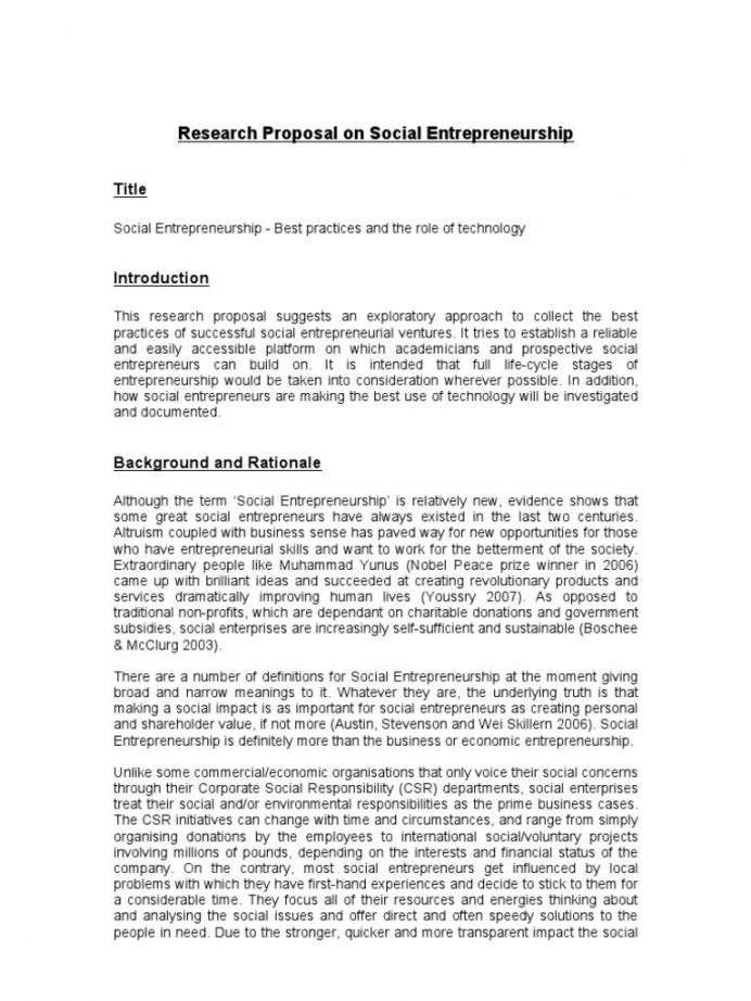 Dissertation proposal proposal