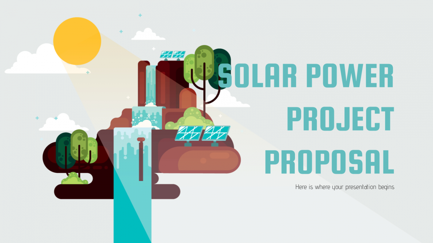solar power project proposal google slides and powerpoint solar proposal template excel