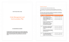 6 crisis communication plan examples &amp;amp; how to write your own crisis management policy template pdf