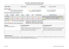 editable 40 project status report templates word excel ppt project management status update template pdf