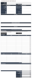 editable free bid proposal templates  smartsheet janitorial bid proposal template excel