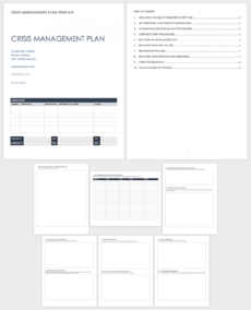 editable free crisis management templates  smartsheet crisis management policy template example