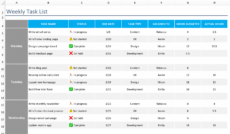 editable free task and todo list template in excel  teamgantt project management assignment template example