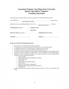 free 13 sports coach contract example templates  docs word sports management contract template excel