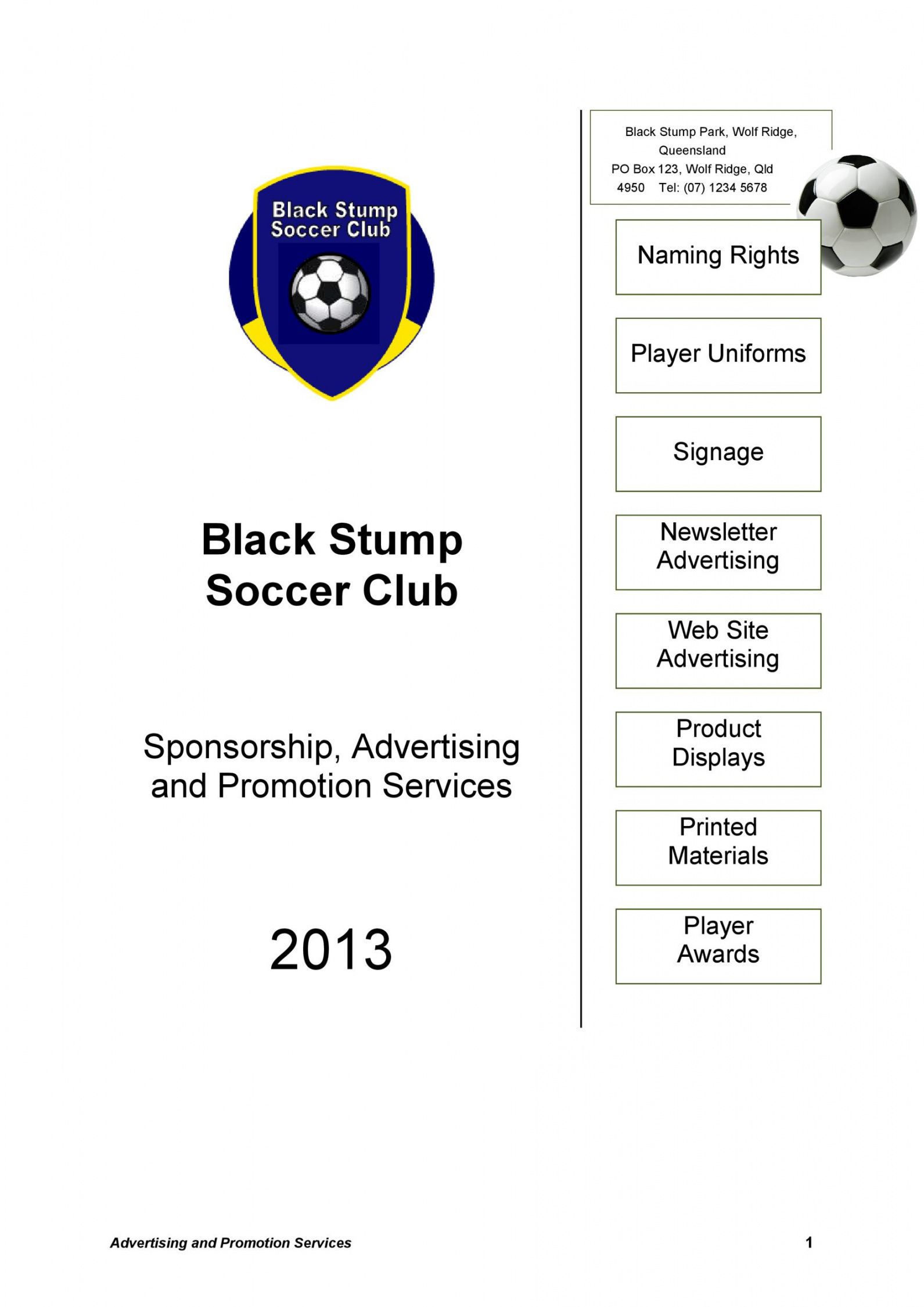 free 40 sponsorship letter &amp; sponsorship proposal templates soccer sponsorship proposal template