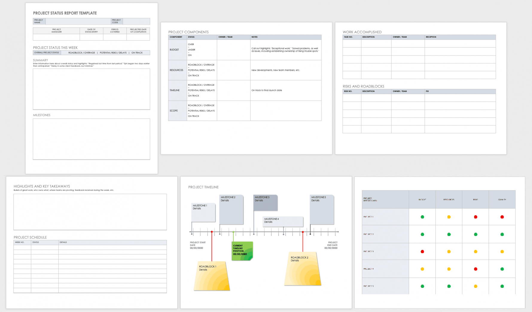 free project report templates  smartsheet project management assignment template