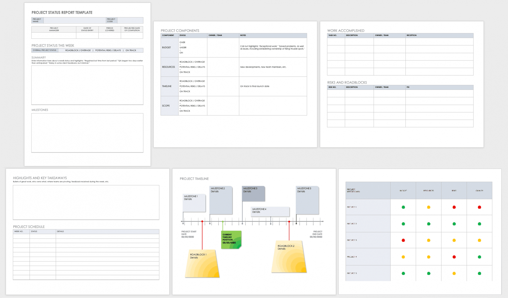 smartsheet project management template