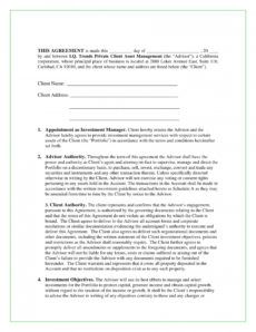 printable 11 management services agreement  pdf doc  examples asset management agreement template pdf