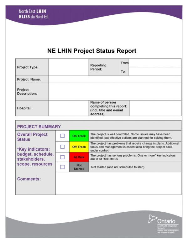 Printable 40 Project Status Report Templates Word Excel Ppt Project ...