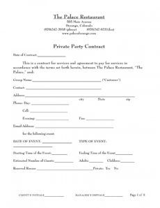 printable free 7 restaurant contract forms in pdf restaurant management contract template excel