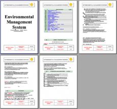 printable iso 14001 environmental system instant download iso14001 environmental health and safety management system template word