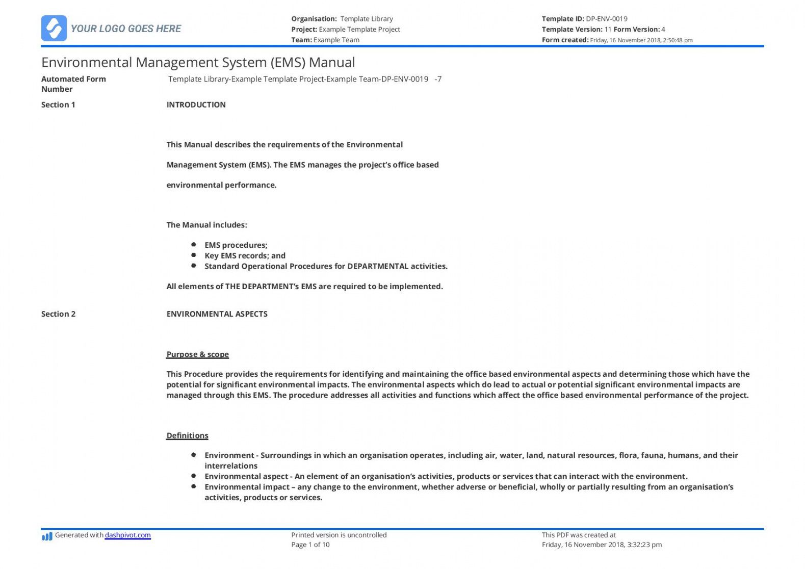 environmental-management-system-template