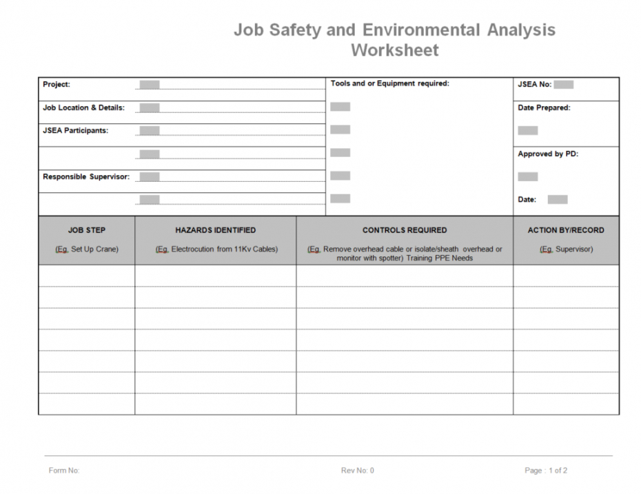 sample risk management plan and process  hse general procedure environmental health and safety management system template doc