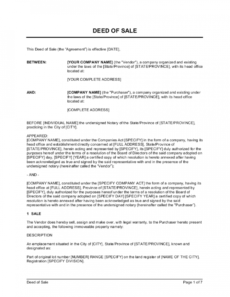 deed of sale real estate property template  by businessin commercial property management agreement template example