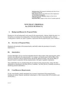 editable 30 professional policy proposal templates &amp;amp; examples policy change proposal template doc