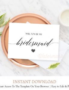 editable bridesmaid proposal card c8 bridesmaid proposal template pdf