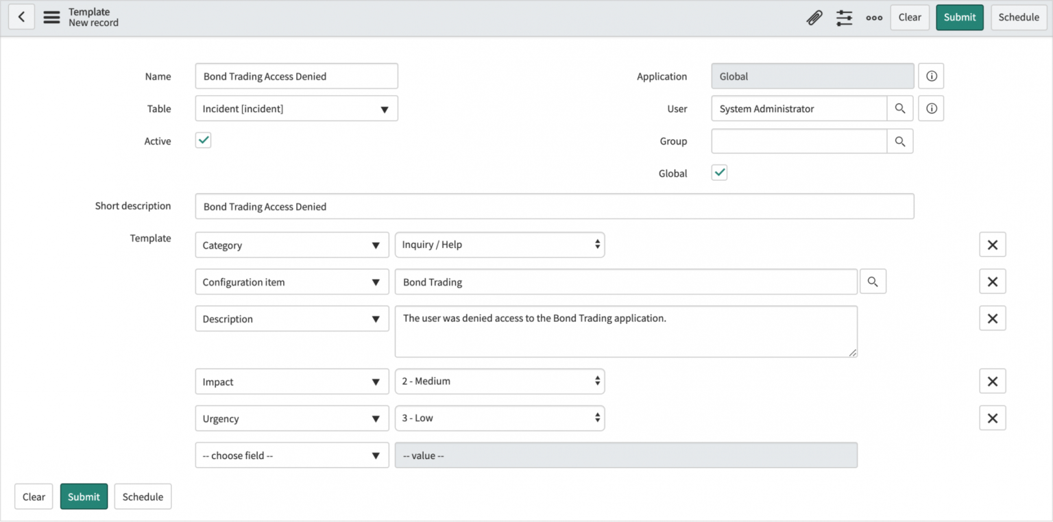 Editable Create Incident Template Servicenow Docs It Incident