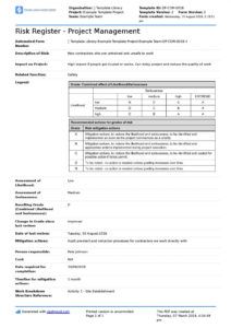 editable risk assessment for project management manage risk on your project management risk assessment template word