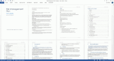 editable risk management plan templates risk management policy and procedure template word