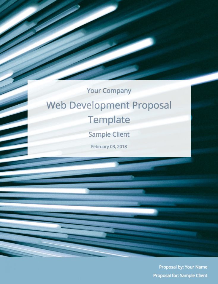 editable web development proposal template free sample  bidsketch web development proposal template doc