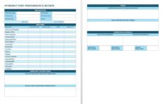 free employee performance review templates  smartsheet individual performance management template example