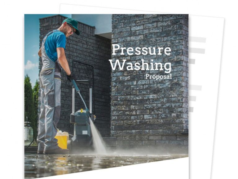 Free Pressure Washing Proposal Template