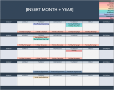 printable 11 social media calendars tools &amp;amp; templates to plan your social media management template excel