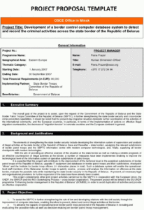 printable business proposal letter project proposal template project management memo template