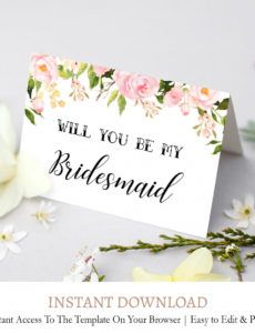 printable editable bridesmaid proposal card maid of honor printable instant download  f1 bridesmaid proposal template pdf