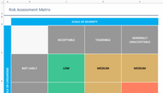 printable risk assessment matrix template download now  teamgantt project management risk assessment template pdf