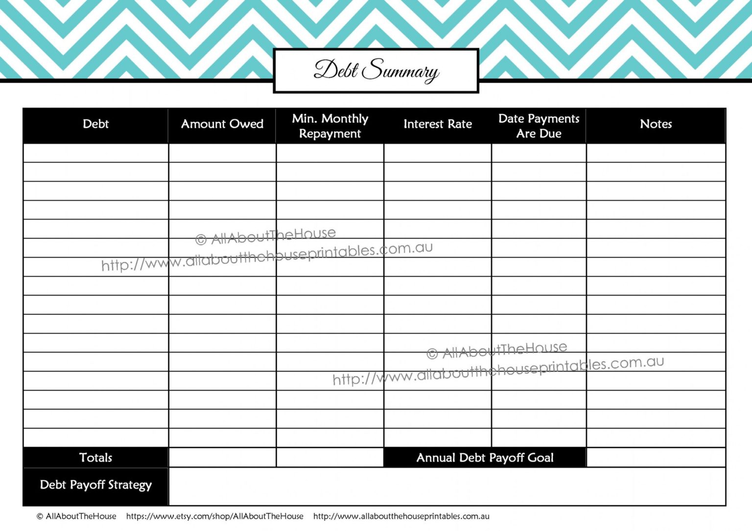 Sample Debt Organizer Apcc2017 Debt Management Template Example - Ikase