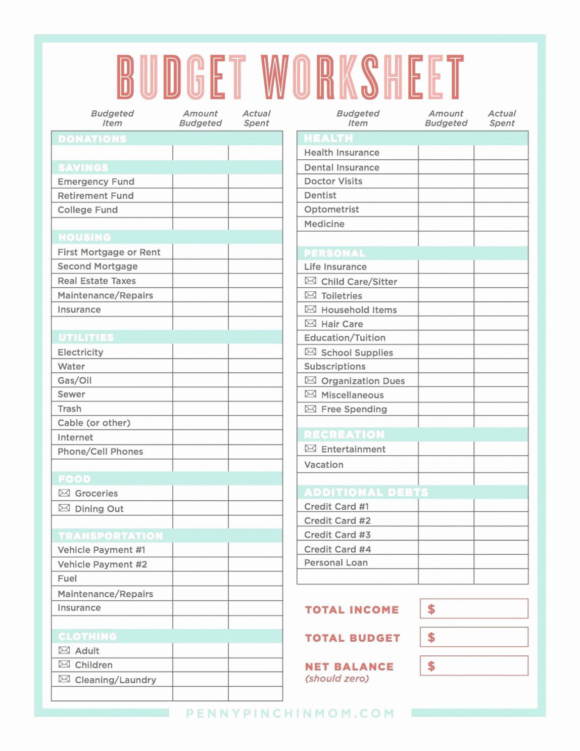 rendering-good-managing-debt-free-printable