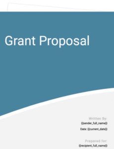 sample funding proposal template  free template  proposable request for funding proposal template pdf