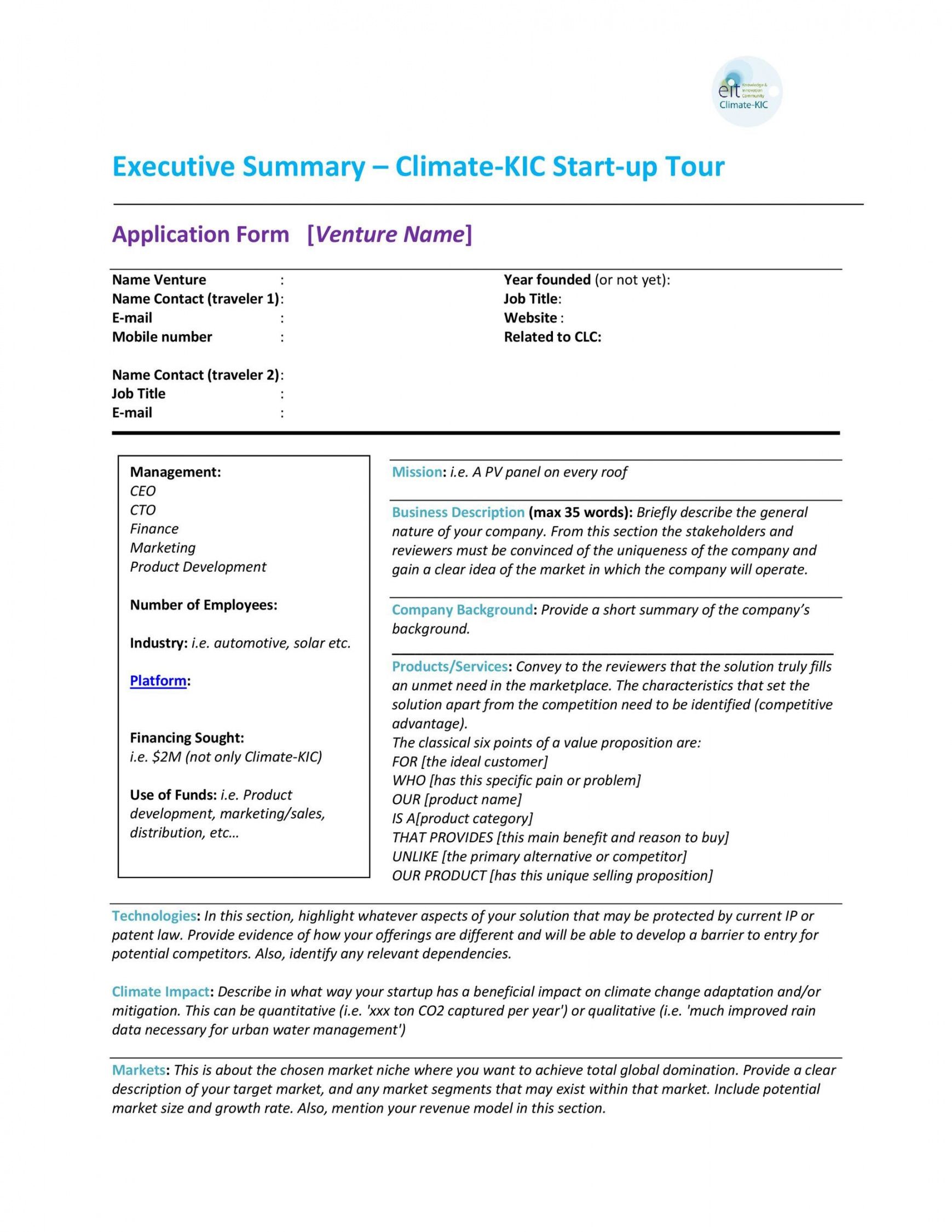 Sample Project Executive Summary Template Addictionary Project 