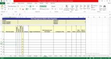 sample project management excel template engineering project management template example