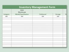 sample wps template  free download writer presentation stock management template word
