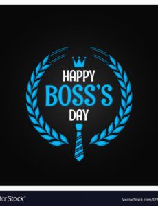 boss day logo sign design background royalty free vector boss day banner template word