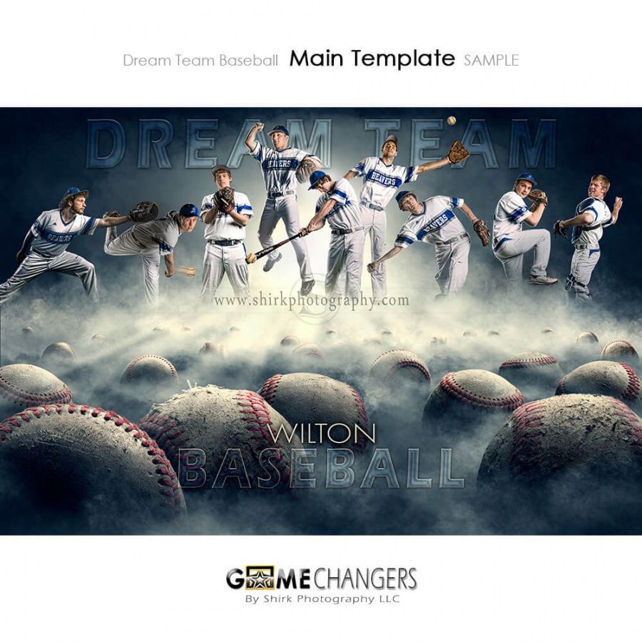 dream team baseball photoshop template  tutorial ⋆ game changers by shirk  photography llc baseball banner template pdf