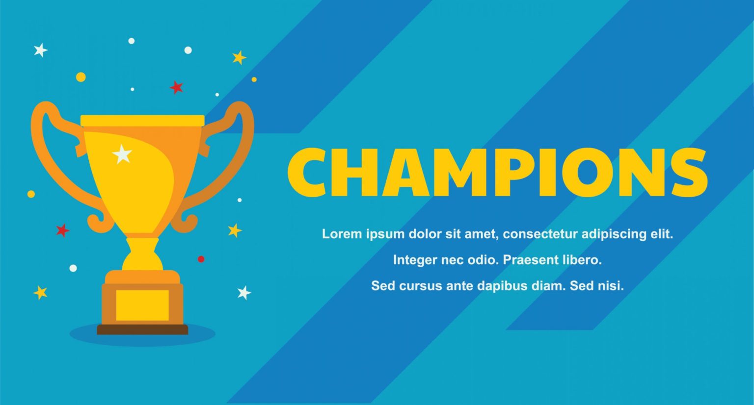 Editable Champions Banner Template Download Free Vectors Clipart ...