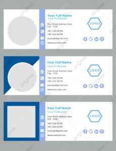 editable modern email signature template for free download on pngtree email signature banner template