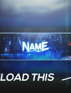 ? gaming banner template free gfx ⚡ cod pubg youtube channel art in  photoshop 2020 channel art banner template word