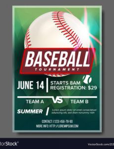 free baseball poster banner advertising base royalty free vector baseball banner template excel