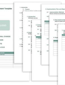 free change management templates  smartsheet organizational change proposal template