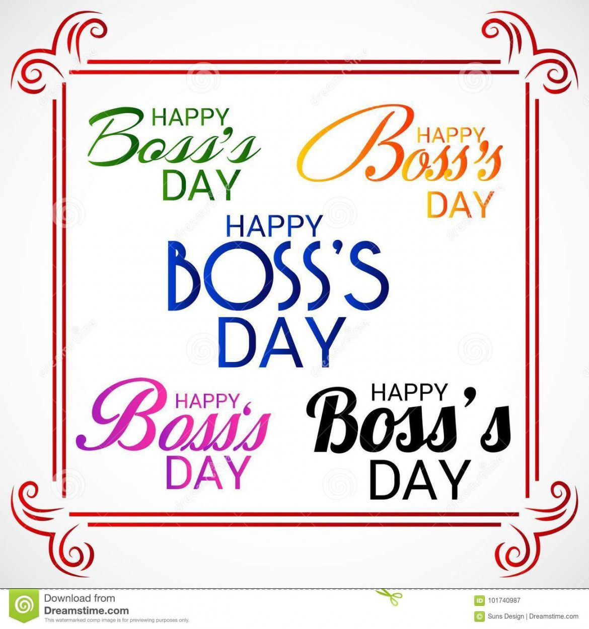 free happy boss`s day stock illustration illustration of poster boss day banner template doc
