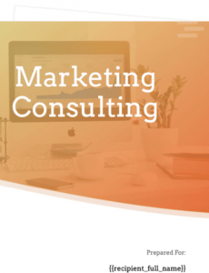 free marketing consulting proposal template  free sample marketing consulting proposal template