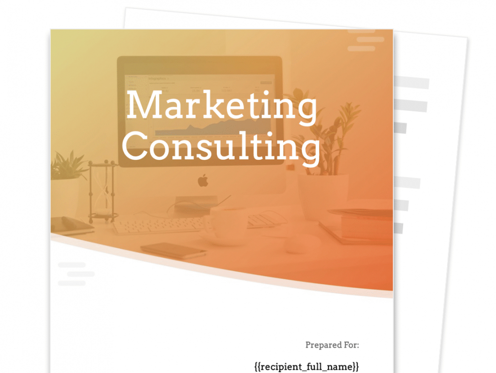free marketing consulting proposal template  free sample marketing consulting proposal template