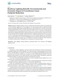 free pdf roadway lighting retrofit environmental and economic lighting retrofit proposal template example