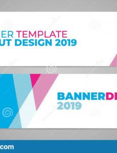 layout banner template design for winter sport event 2019 event banner template word